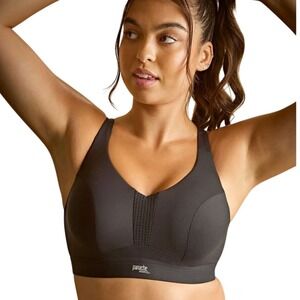 Panache Sport Black Full Cup Wired Sports Bra 40E